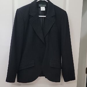 Harve Benard Classic Black Blazer